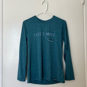 Patagonia Long Sleeve Capilene Cool Daily Graphic Shirt